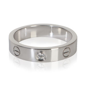 Cartier White Gold Diamond Small Model Love Ring